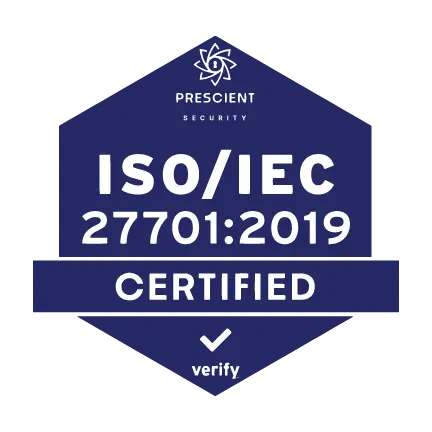 Badge for ISO 27701 Compliance