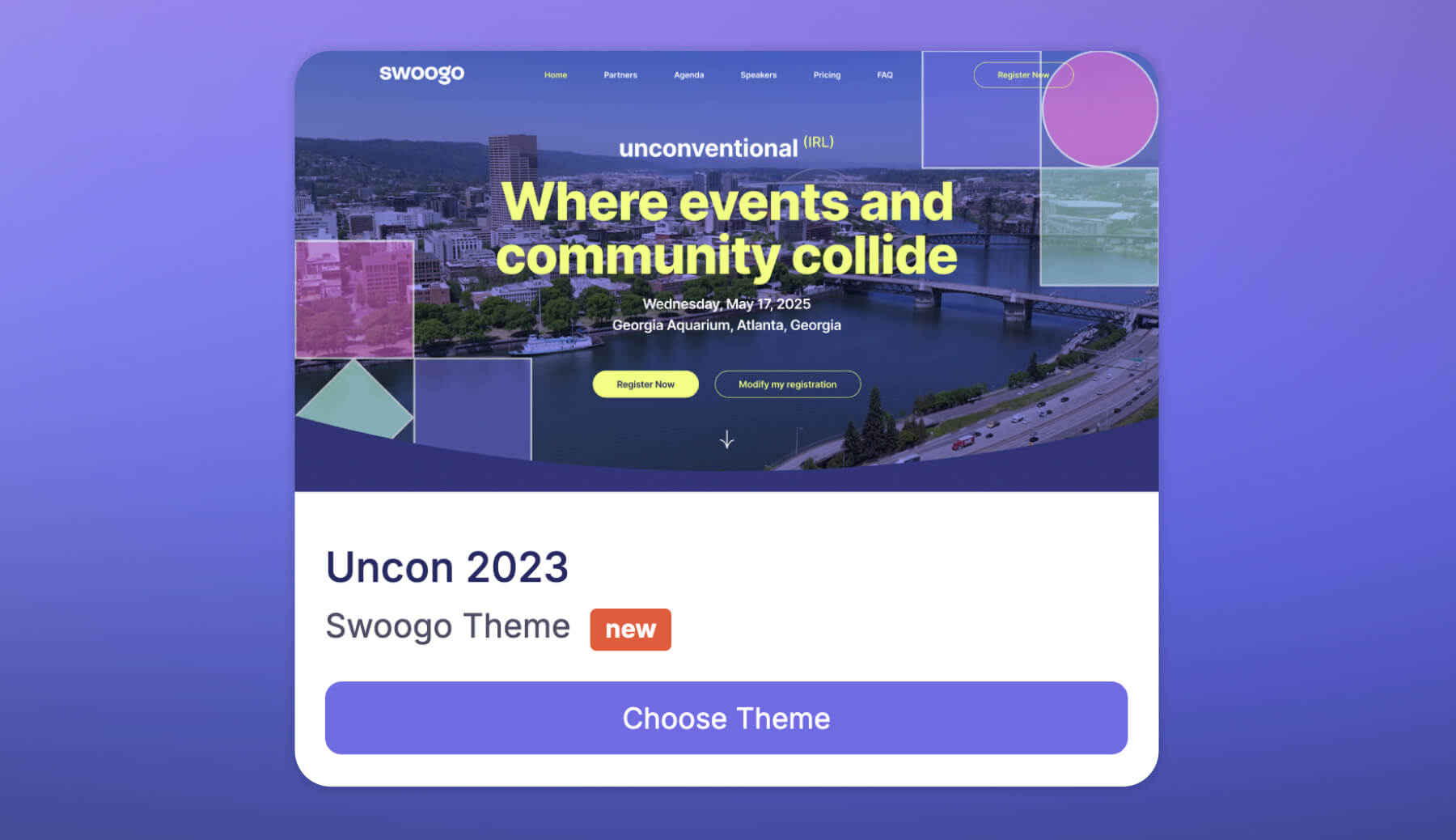 new website theme called Uncon 2023