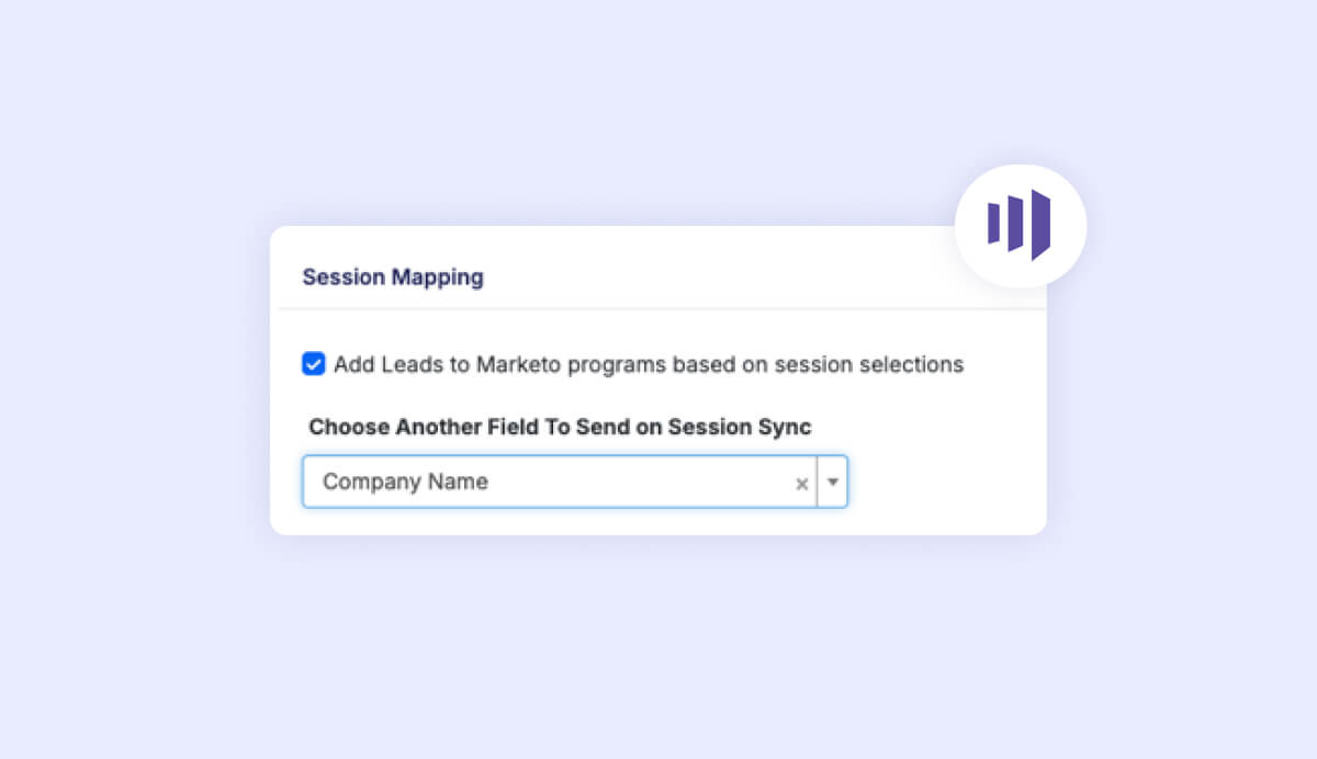 Settings where you can select an additional field to push to Marketo
