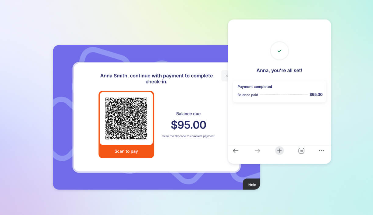 on-site payment processing