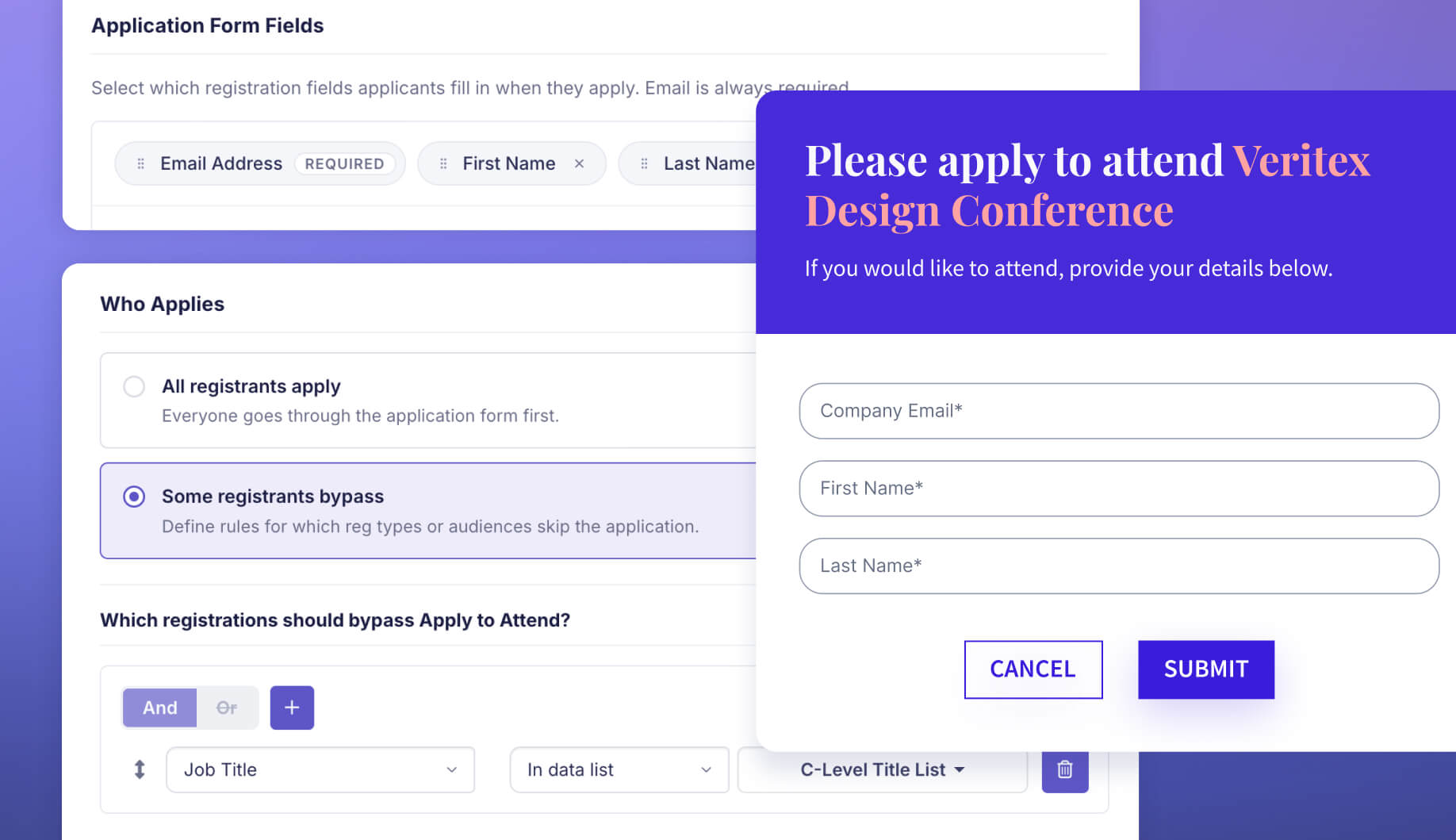 Apply to Attend